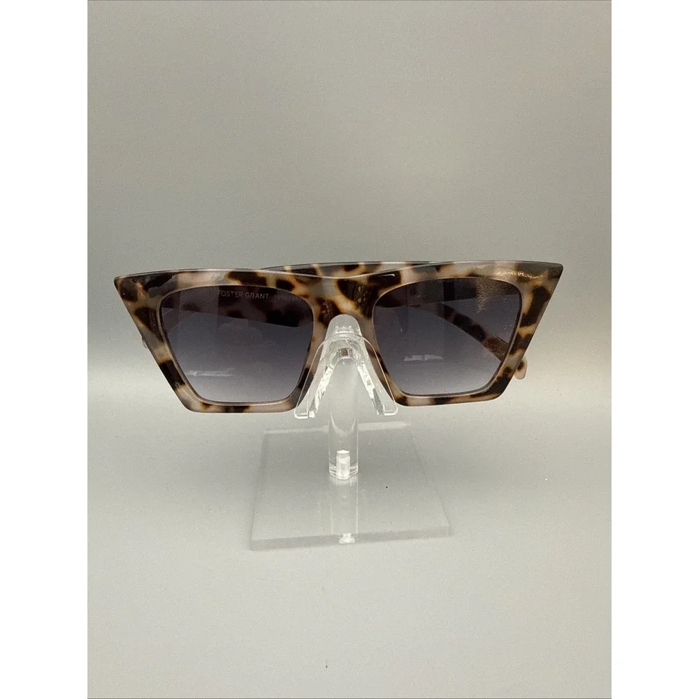 Cat Eye Sunglasses Dark Tortoise Frame Purple Gradient Polarized by Foster Grant